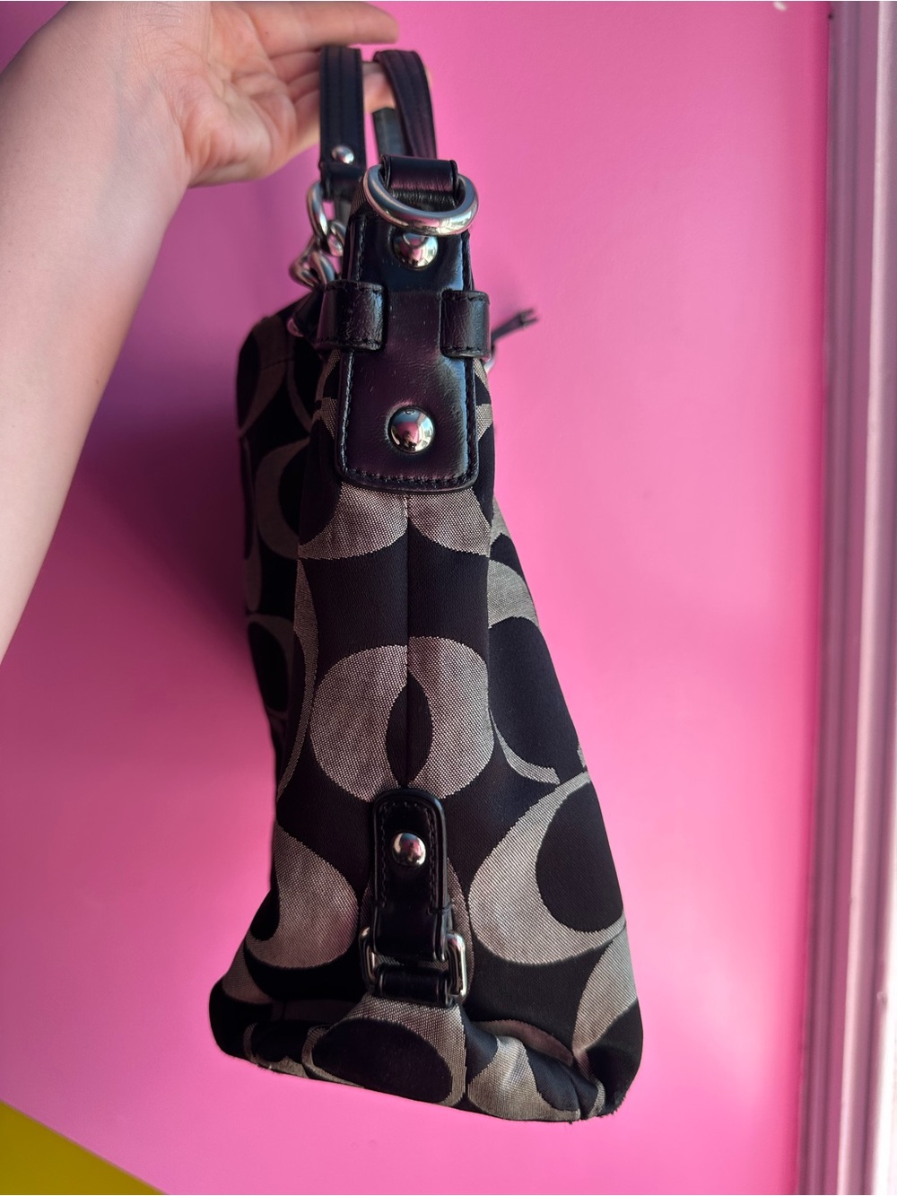 Coach Brooke Signature Sateen Hobo Bag - Picture 7 of 12